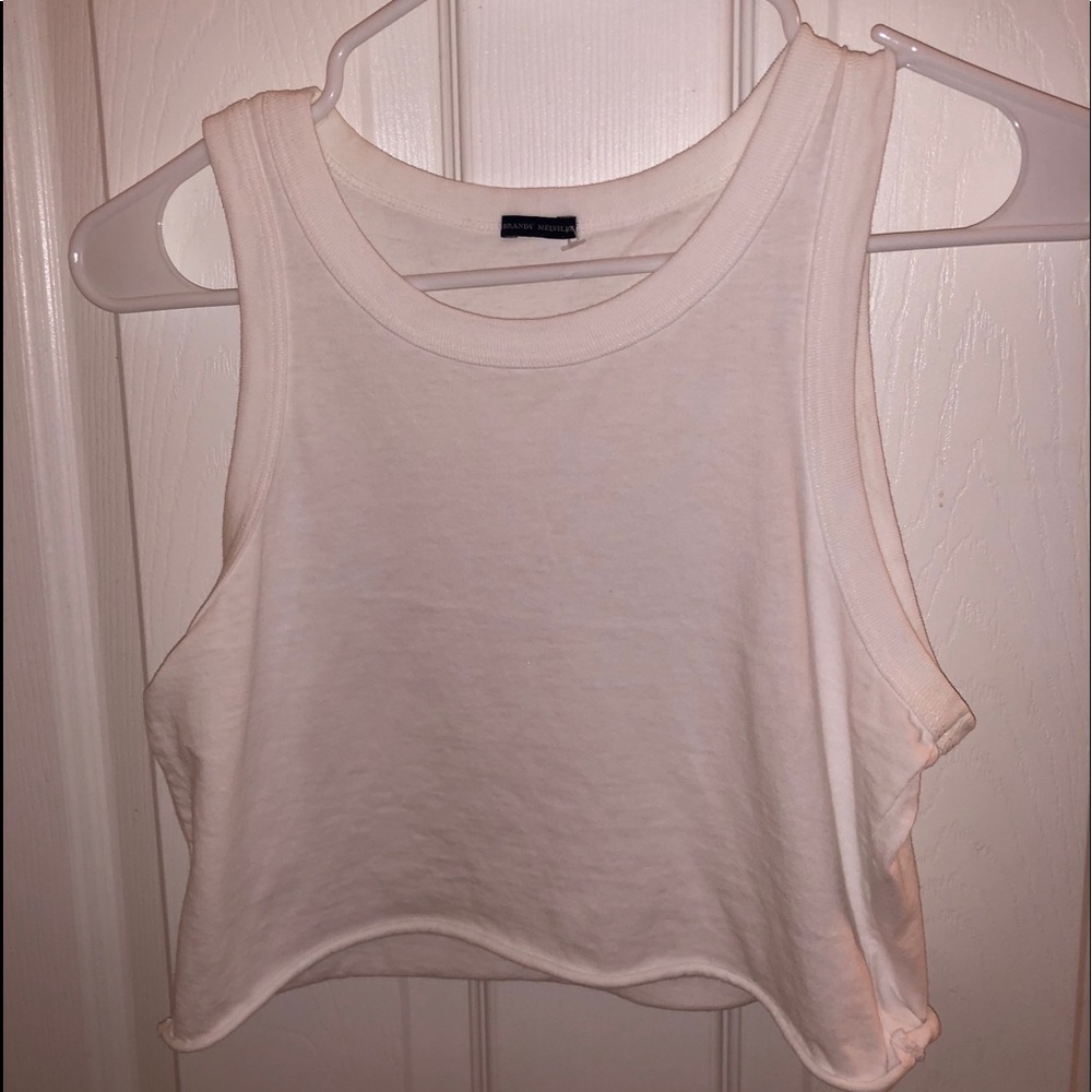 Brandy Melville Cropped Muscle Tee